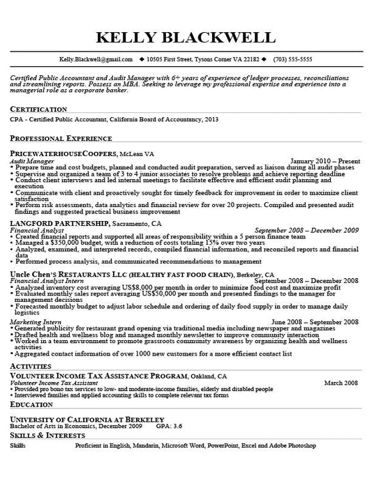 Free Manager Career Resume Templates in Microsoft Word Format