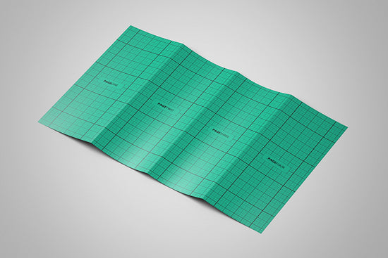 Free Double GateFold Brochure Mockup – CreativeBooster
