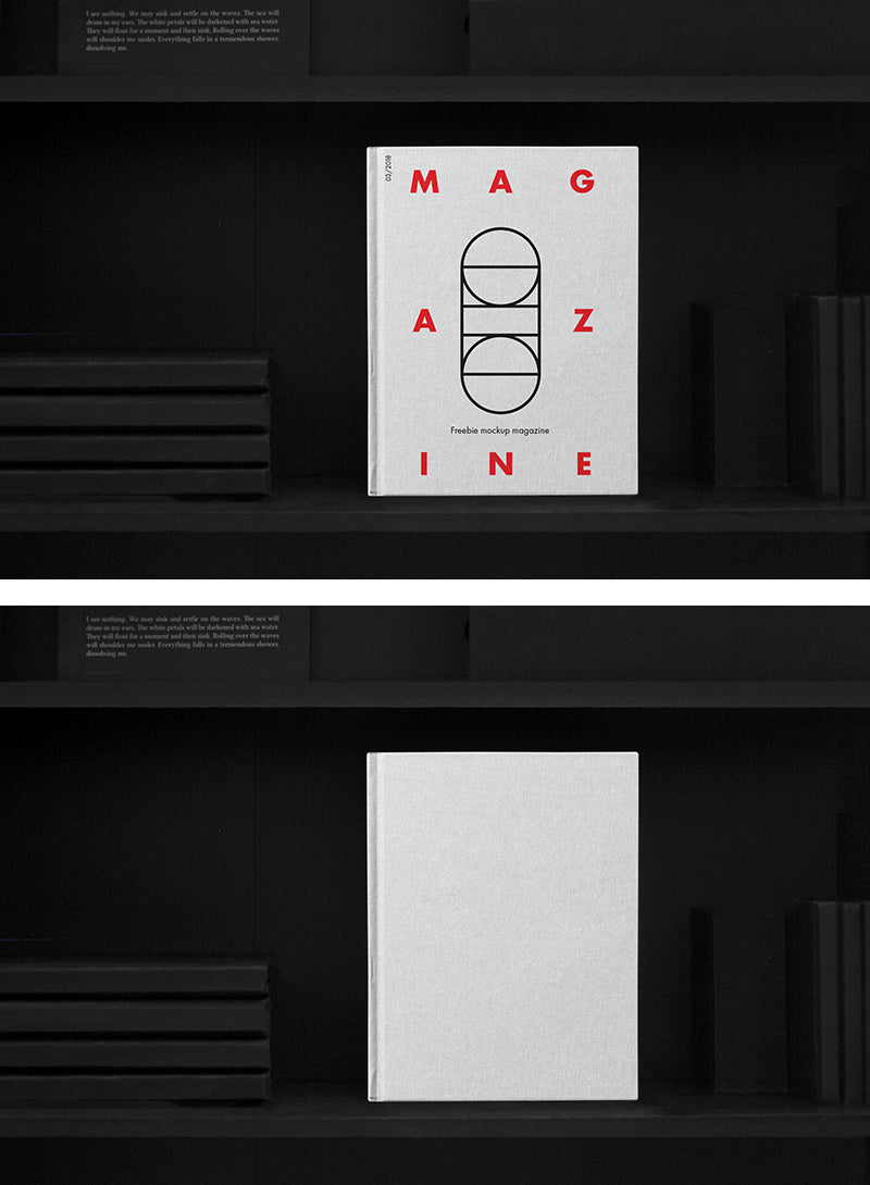 Free Hardcover Book Cover Mockup