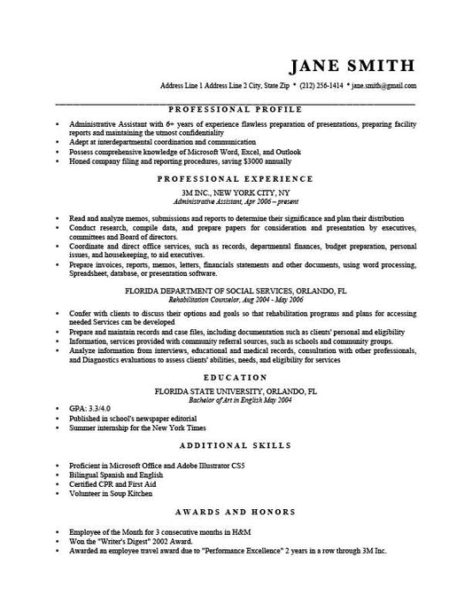 Free Professional Murray Resume Templates in Microsoft Word Format