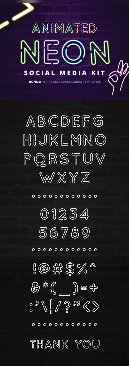 Free NEON ONE - NEON STYLE FONT