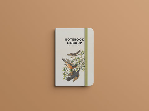 Free Clean Notebook Mockup PSD