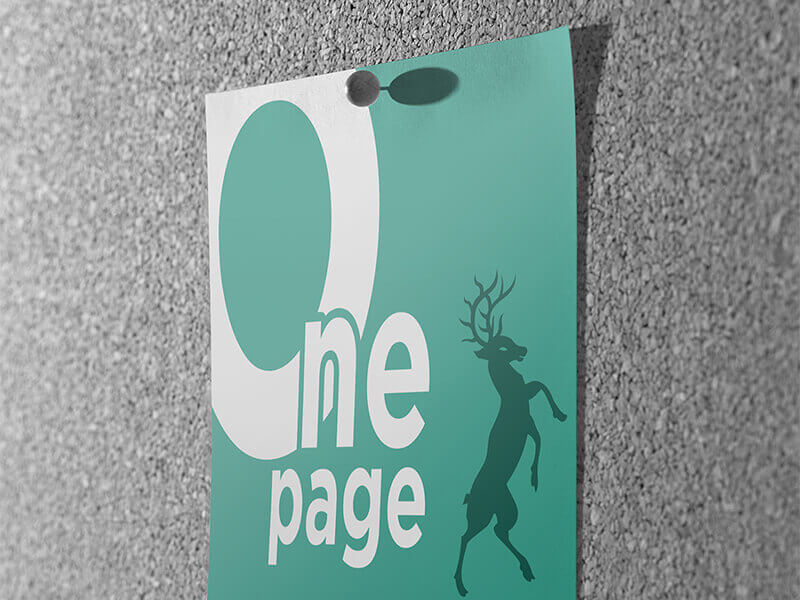 Free One Page Flyer Mockup