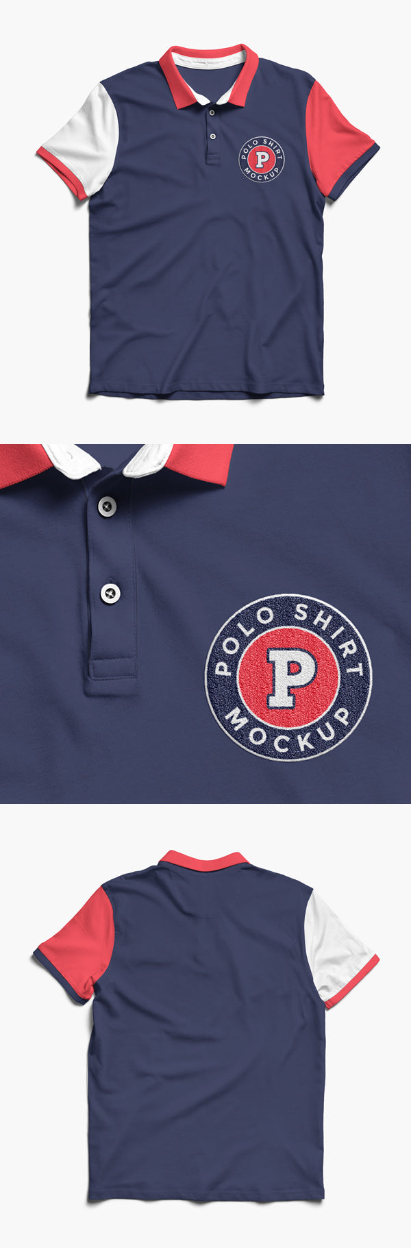 Free Polo Shirt PSD Mockup
