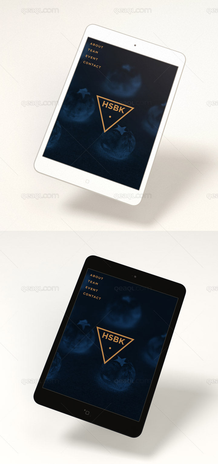 Free An iPad Mini Retina Mockup Available in Black and White Colors