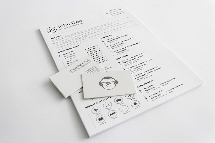 Free A4 Sketch Format Resume Template