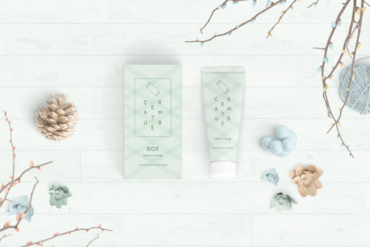 Free Set of Two Cosmetic Packaging Mockups