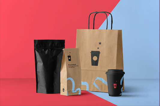 Free Take Away Food & Coffee Packaging Mockup PSD