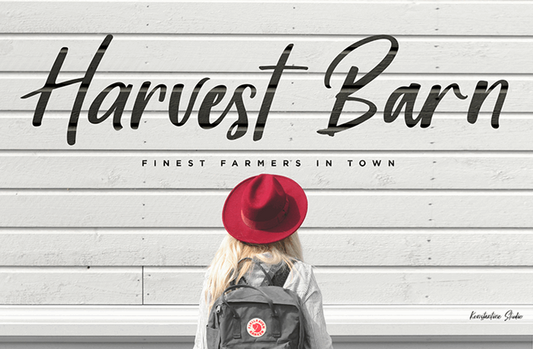Free Harvest Barn Font