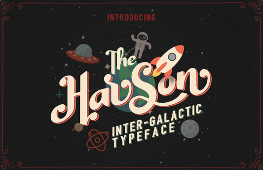 Free Harson Inter-Galactic Typeface Demo