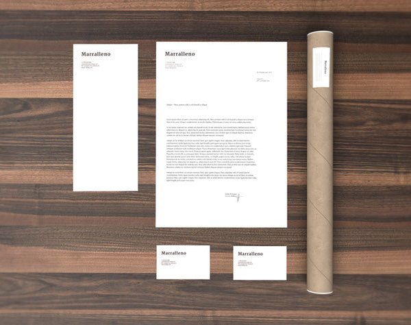 Free Clean White Stationery and Branding Psd MockUp