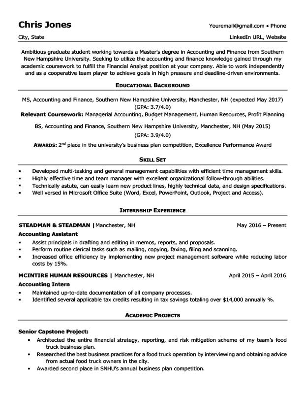 Free Career Life Student Resume Templates in Microsoft Word Format