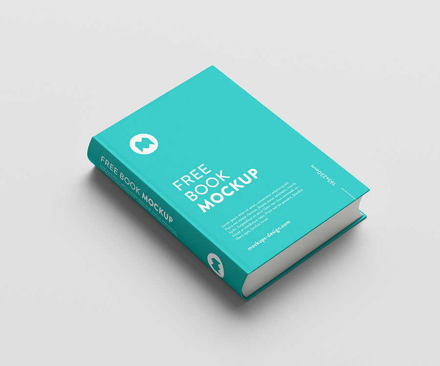 Free Thick and Clean Book PSD Mockup