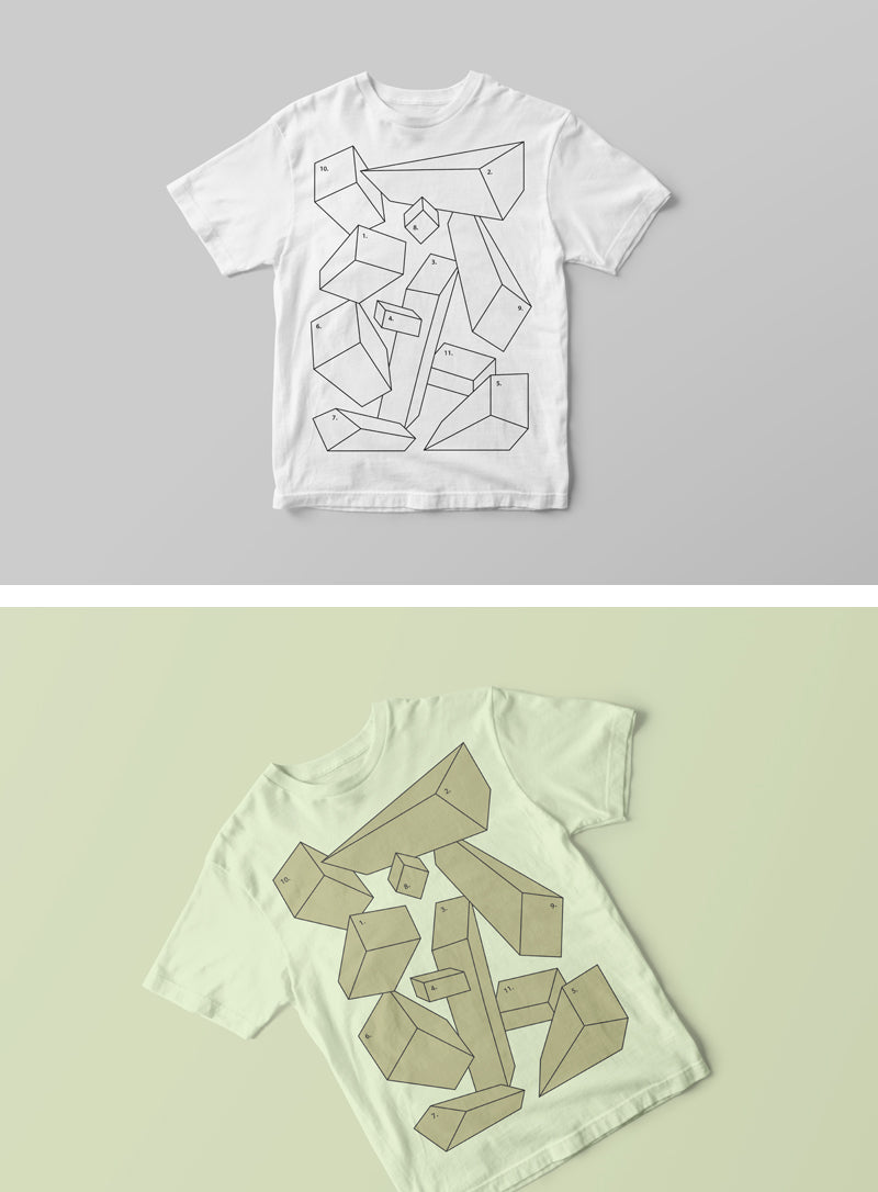 Free Clean and White T-Shirt (Mockup PSD)