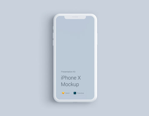 Free iPhone X Mockup with Changeable Color – CreativeBooster