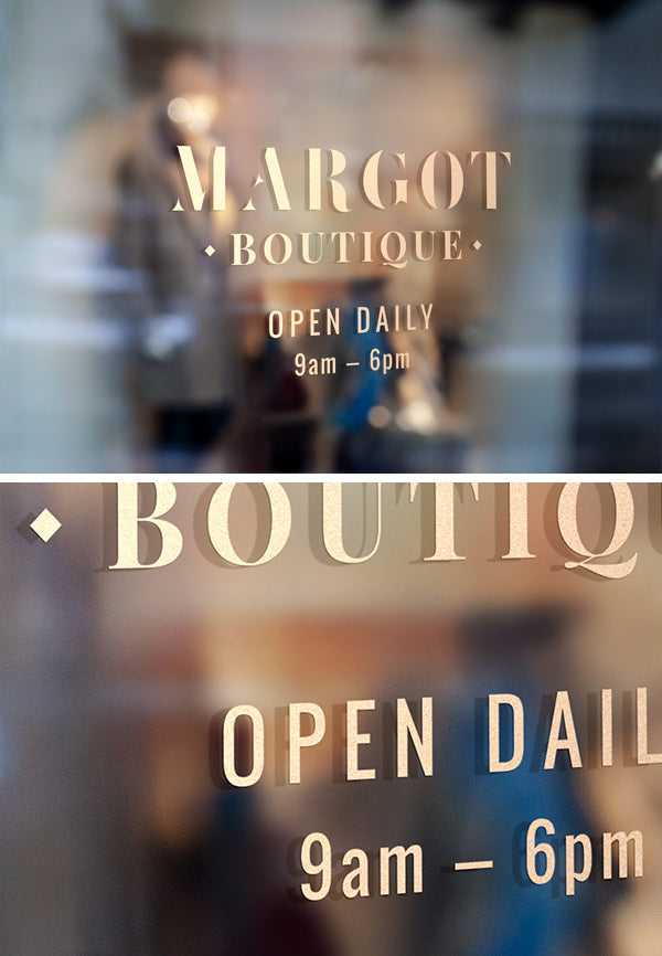 Logo Sign Display Store Window Free Store Window Logo Signage MockUp – CreativeBooster