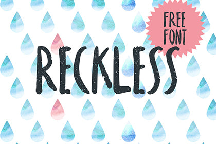 Free Reckless Font – CreativeBooster