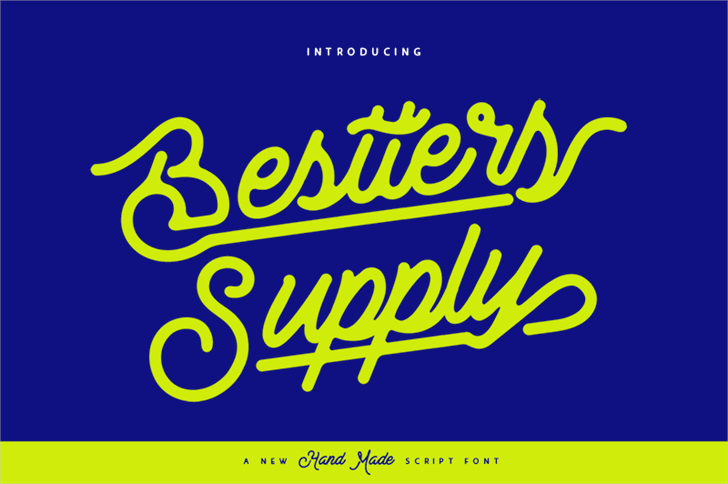 Free Bestters Supply Font