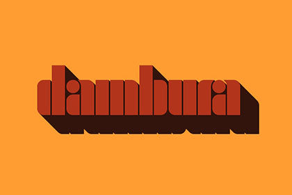 Free Dambura Stencil Typeface
