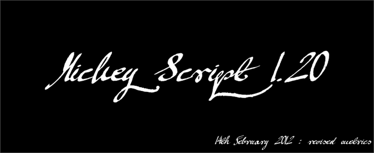 Free Mickey Script Font