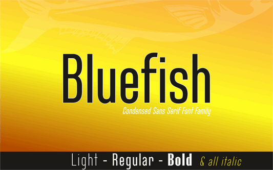 Free Bluefish Font