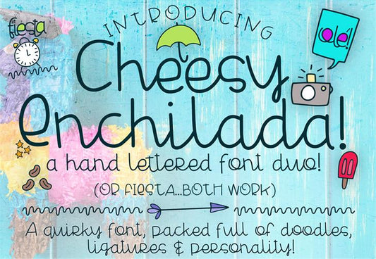 Free Cheesy Enchilada Font