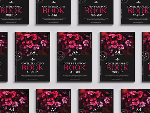 Free A4 Cover Branding Book Mockup