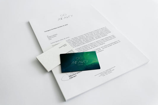 Free A4 Letterhead And Business Cards Mockup