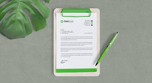 Free A4 Size Clipboard Mockup Psd For Official Documents