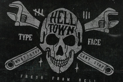 Free Helltown Font