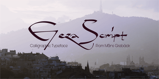 Free Geza Script Font
