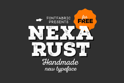 Free Nexa Rust Font