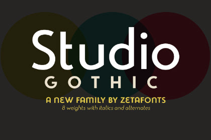 Free Studio Gothic Font Family