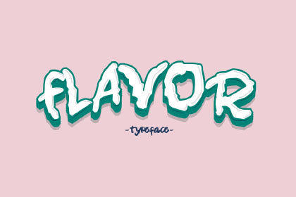 Free Flavor Handmade Typeface
