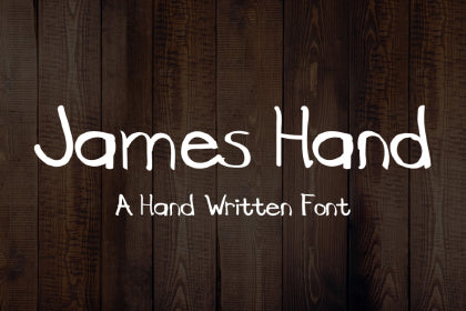 Free James Handwriting Font