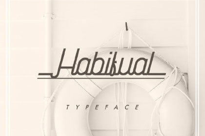 Free Habitual Digital Handwriting Typeface
