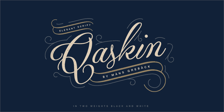 Free Qaskin Black Font