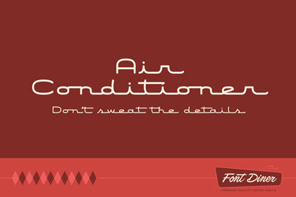 Free Air Conditioner Font
