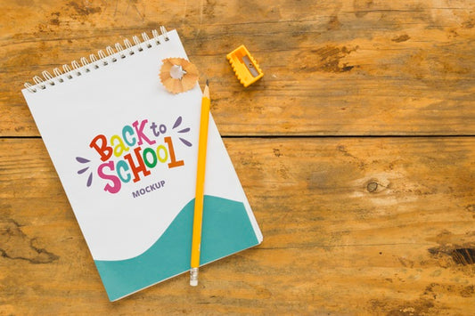 Free Above View Back To School Mock-Up Psd