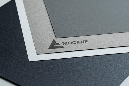 Free Abstract Business Mock-Up Logo Psd