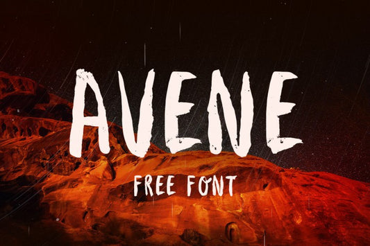 Free Font Avenie Brush