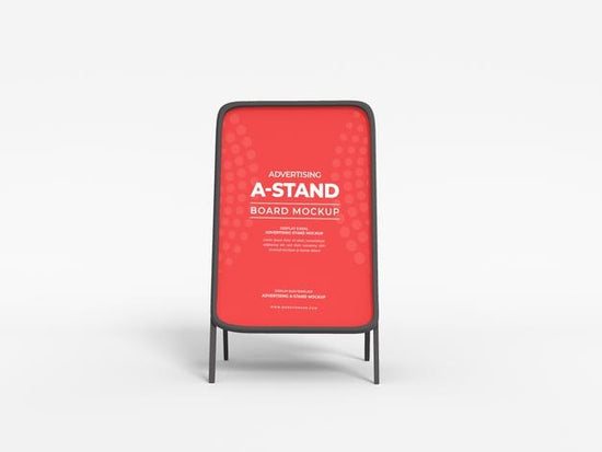 Free Advertising A Stand Poster Banner Mockup Psd – CreativeBooster