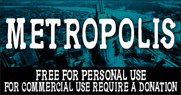 Free CF Metropolis Serif Font