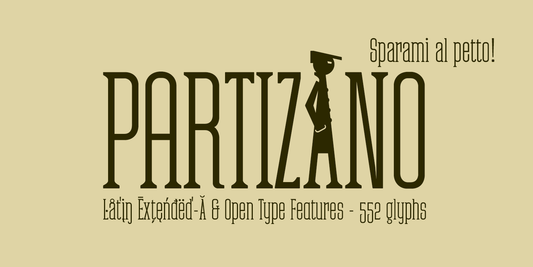 Free Partizano Font