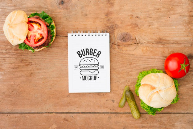 Free American Food Concept Mock-Up Psd