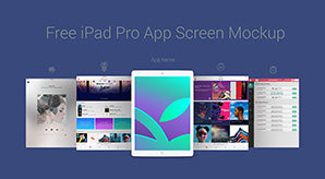 Free Apple Ipad Pro App Screen Mockup Psd