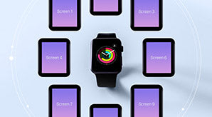 Free Apple Watch App Screen Mockup Psd