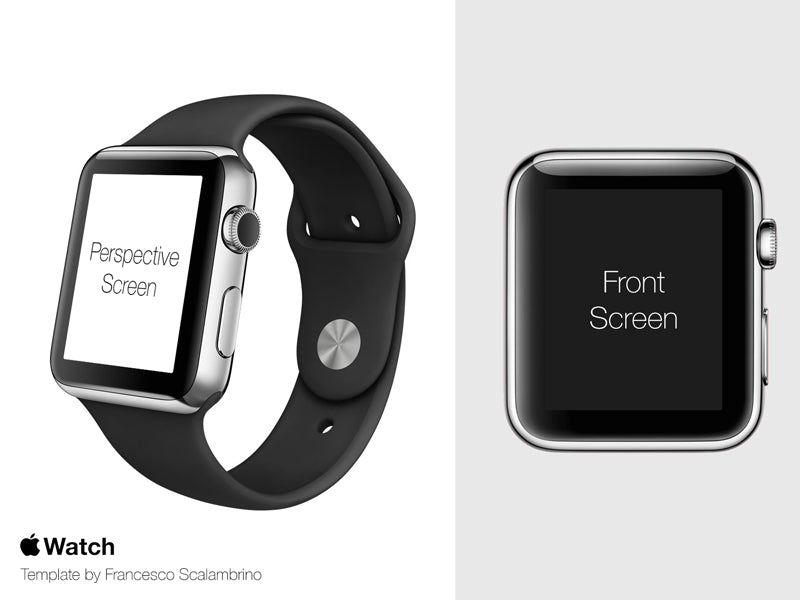 Free Apple Watch Template PSD