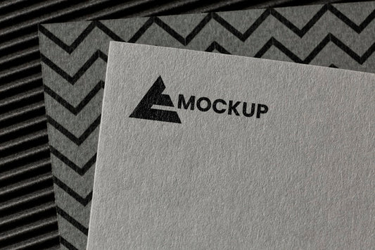 Free Assortment Of Branding Mock-Up On Card Psd