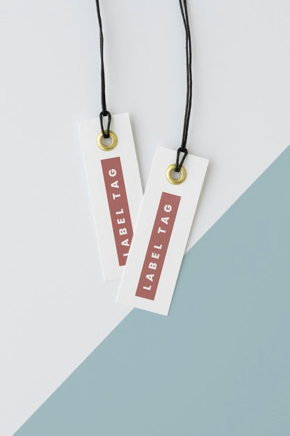 Free Assortment Of Mock-Up Paper Tags Psd